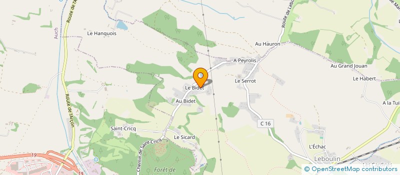 localisation de l'entreprise ET POURTANT ELLE TOURNE (CREATIONS CERAMIQUES)  LEBOULIN