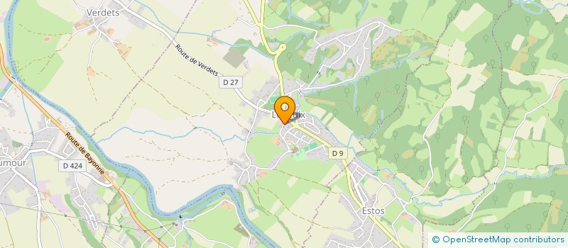 localisation de l'entreprise ET PRAOUTET  ESTOS