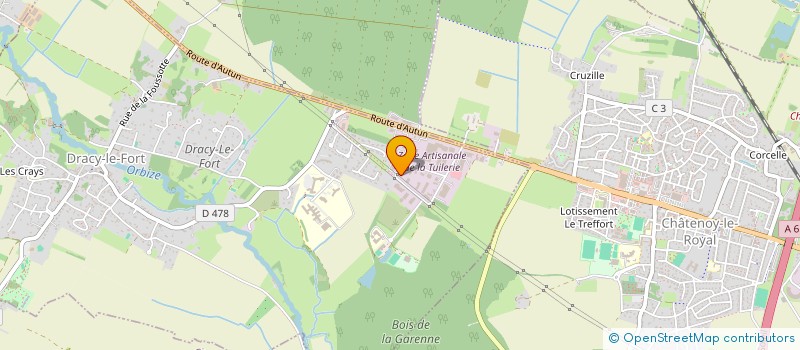 localisation de l'entreprise ET@PROBES à DRACY-LE-FORT
