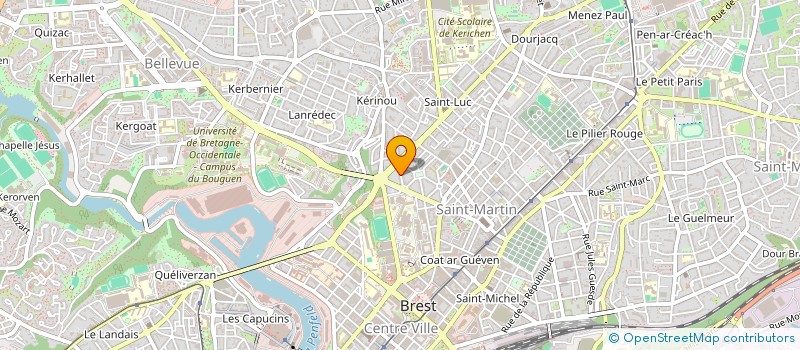 localisation de l'entreprise ET PUIS FLEURETTE - HABITAT PARTAGE POUR MIEUX VIEILLIR ENSEMBLE à BREST