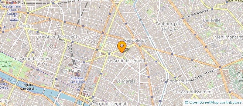 localisation de l'entreprise ET.RA.CO SARL à PARIS