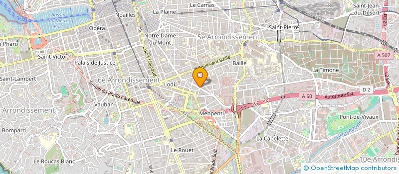 localisation de l'entreprise ET-RATSONE à MARSEILLE