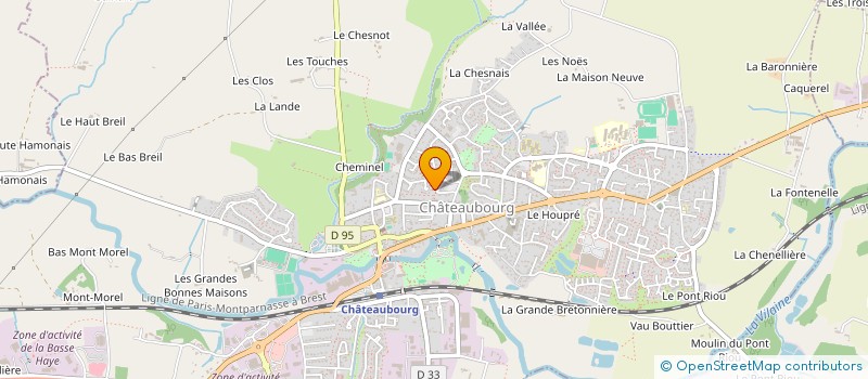 localisation de l'entreprise ET SI NOUS CHATEAUBOURG  CHATEAUBOURG