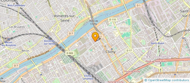 localisation de l'entreprise ET SI ON A LE TEMPS, à CLICHY