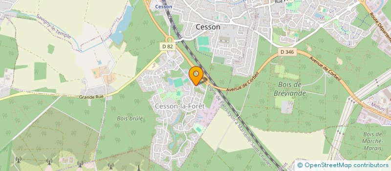 localisation de l'entreprise ET SI ON SE PROMENAIT  CESSON