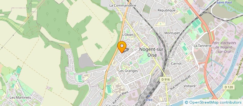 localisation de l'entreprise ET SI ON TOURNAIT (ESOD-PROD  NOGENT-SUR-OISE