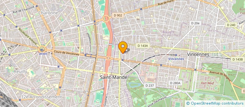 localisation de l'entreprise ET SIH à SAINT-MANDE