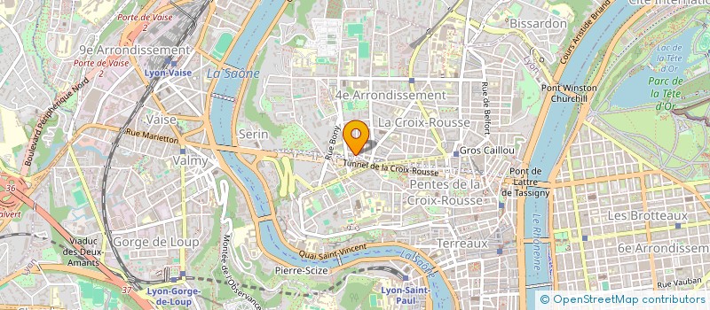 localisation de l'entreprise ET TUTTIQUANTI à LYON 4EME