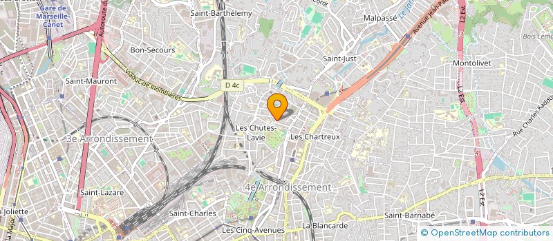 localisation de l'entreprise ET VLAM ! à MARSEILLE