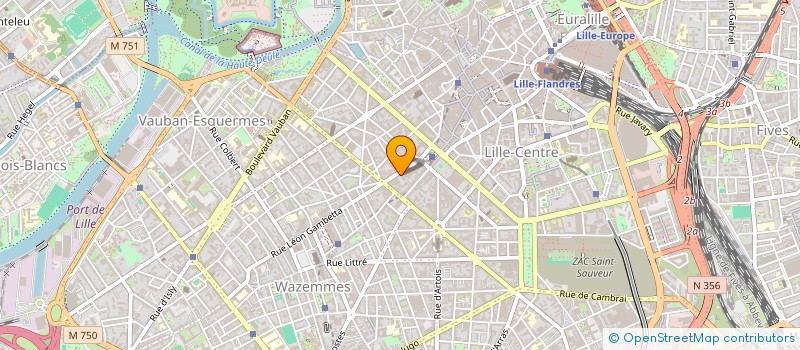 localisation de l'entreprise ET VOILA GAMBETTA à LILLE