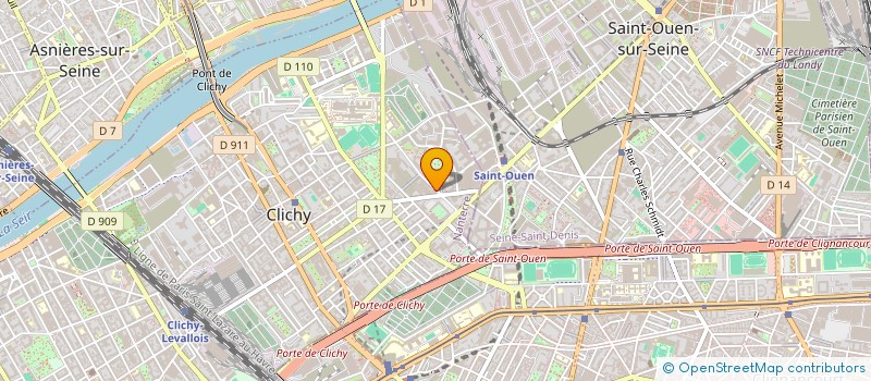 localisation de l'entreprise ET VOILA SARL à CLICHY