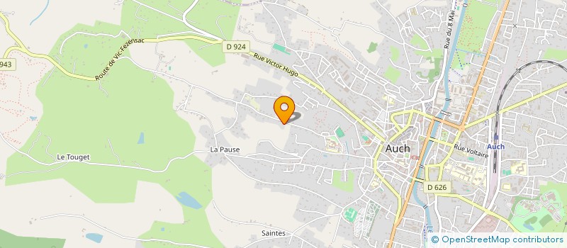 localisation de l'entreprise ET ZOU ! (SITE & CAP)  AUCH