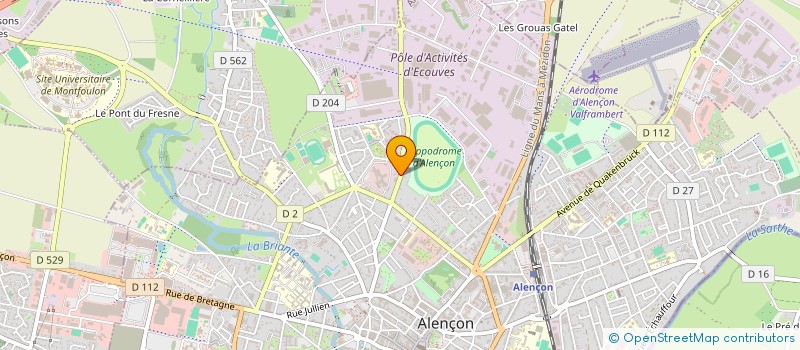 localisation de l'entreprise ET2B à ALENCON
