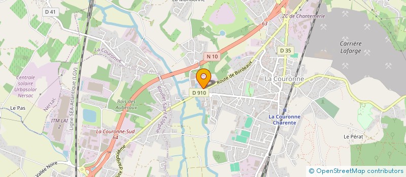localisation de l'entreprise ET2C à LA COURONNE