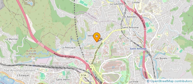 localisation de l'entreprise ET2I à MARSEILLE