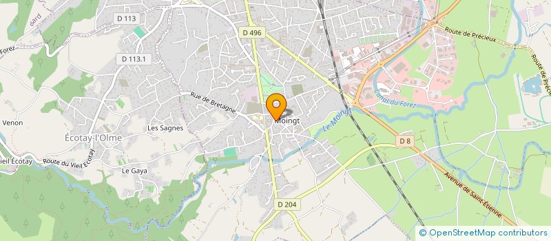 localisation de l'entreprise ET4 PLOMBERIE à MONTBRISON