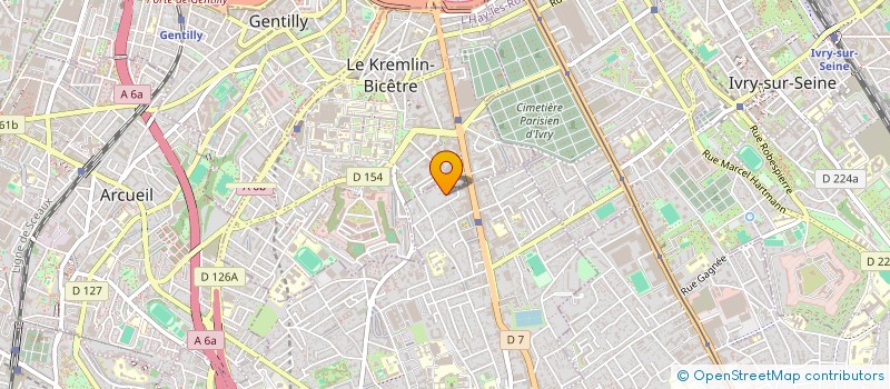 localisation de l'entreprise ET4IT  VILLEJUIF