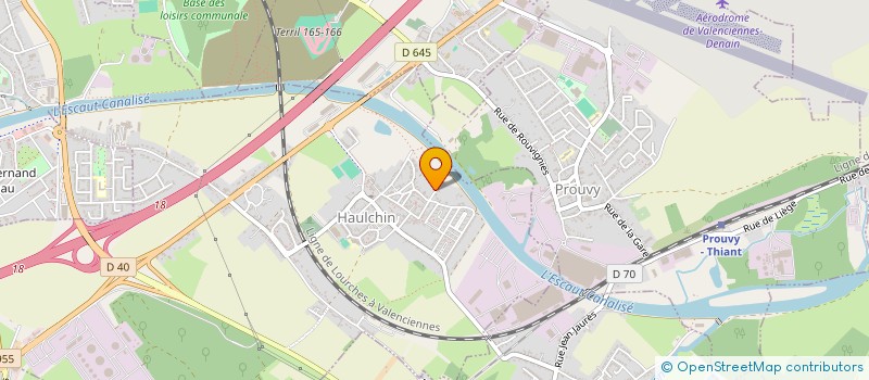 localisation de l'entreprise ET4M  HAULCHIN