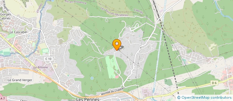 localisation de l'entreprise ET7 à LES PENNES-MIRABEAU