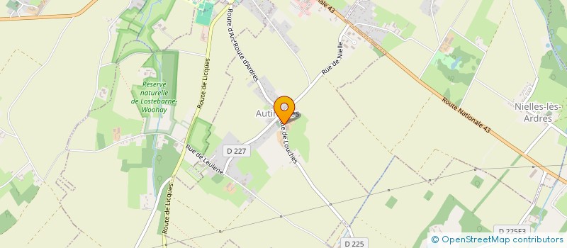 localisation de l'entreprise ETA ADRIANSEN  AUTINGUES