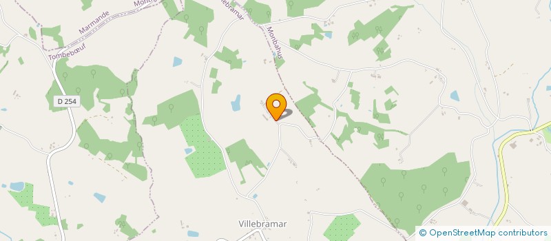 localisation de l'entreprise ETA AGRI SERVICES  VILLEBRAMAR