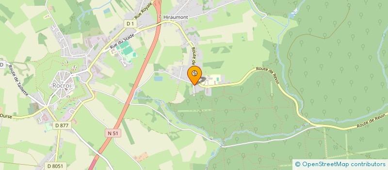 localisation de l'entreprise ETA AGRIX  ROCROI