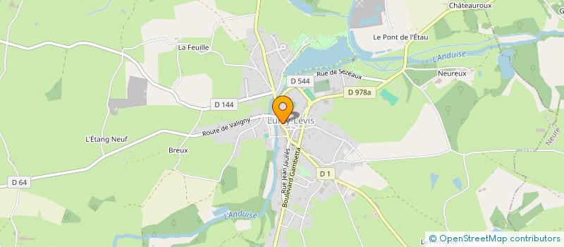 localisation de l'entreprise ETA BEAUCAMP LION à POUZY-MESANGY