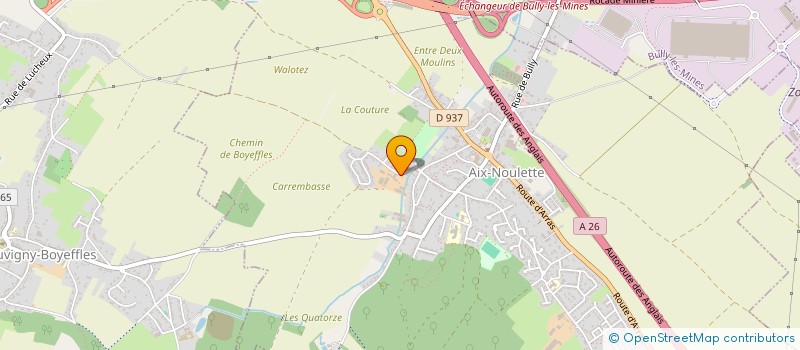 localisation de l'entreprise ETA BEAURY  AIX-NOULETTE