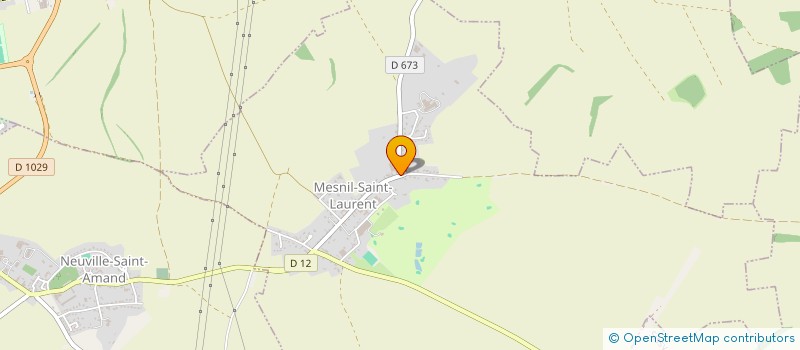 localisation de l'entreprise ETA BLEUSE  MESNIL-SAINT-LAURENT