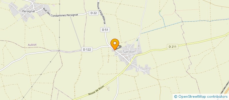 localisation de l'entreprise ETA BOIS TOURTOULOU  SARDON