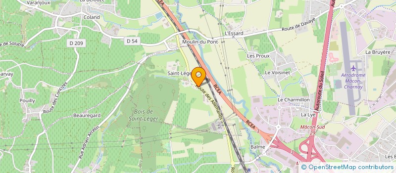 localisation de l'entreprise ETA BONNET  CHARNAY-LES-MACON