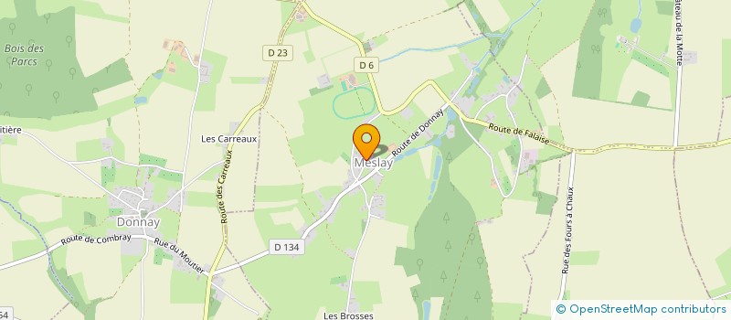 localisation de l'entreprise ETA BONVOISIN  MESLAY