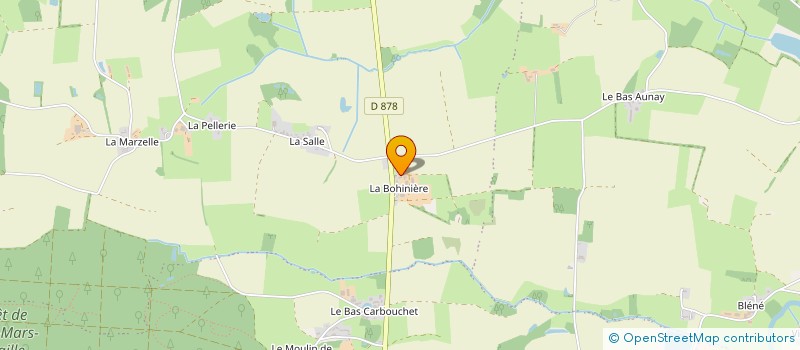 localisation de l'entreprise ETA BOUSSIN à VALLONS-DE-L'ERDRE