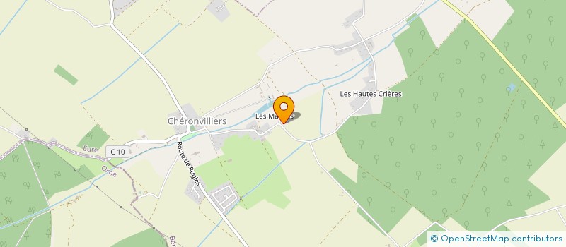 localisation de l'entreprise ETA BRISSET à CHERONVILLIERS