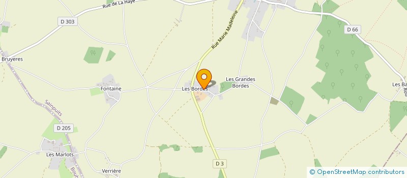 localisation de l'entreprise ETA CAILLON  SAINPUITS