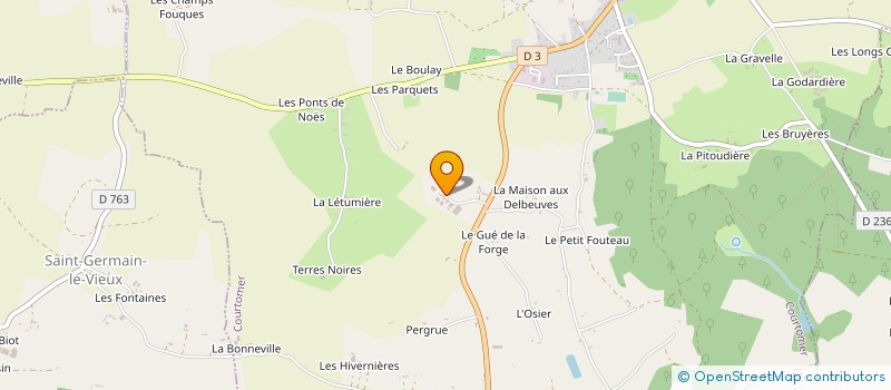 localisation de l'entreprise ETA CHARDON à COURTOMER