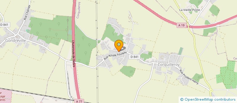 localisation de l'entreprise ETA CHEREAU ET FILS à CORQUILLEROY