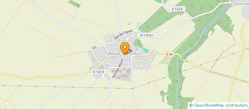 localisation de l'entreprise ETA COLLIN SAS à BEVILLE-LE-COMTE