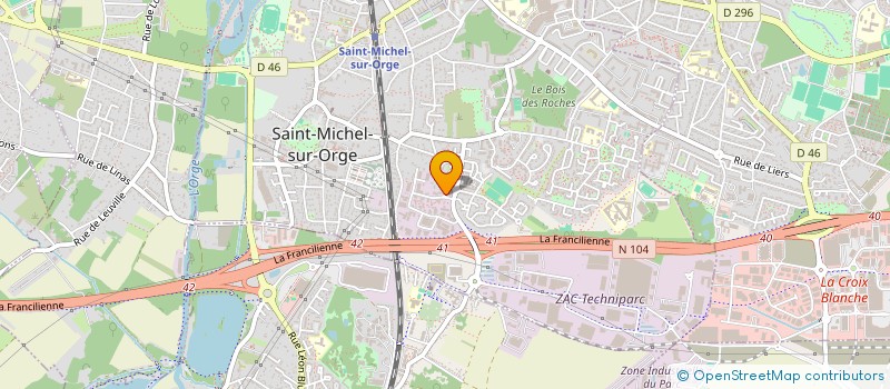 localisation de l'entreprise ETA COM FRANCE à SAINT-MICHEL-SUR-ORGE