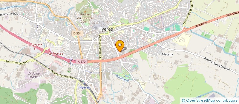 localisation de l'entreprise ETA CONSEIL  HYERES