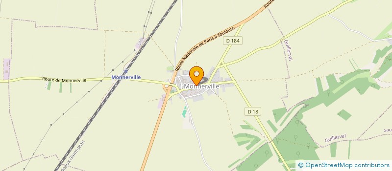 localisation de l'entreprise ETA COUVRET à MONNERVILLE
