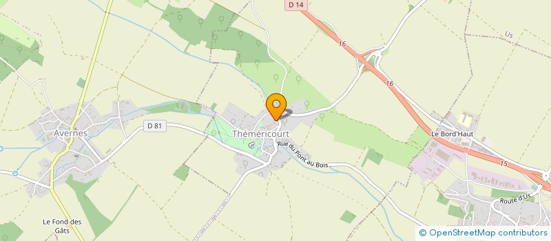 localisation de l'entreprise ETA DE L'AUBETTE  THEMERICOURT