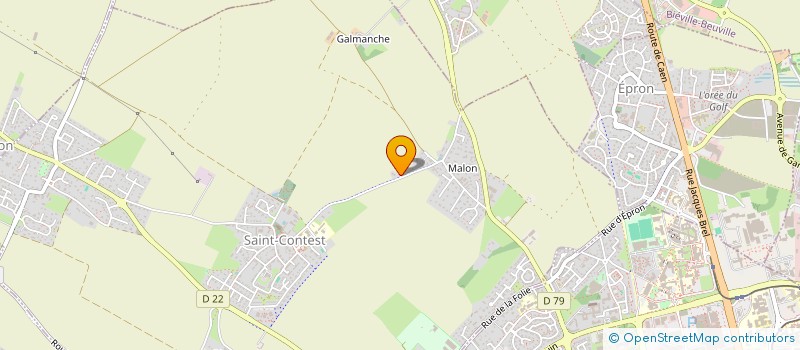 localisation de l'entreprise ETA DE LA POTERIE  SAINT-CONTEST