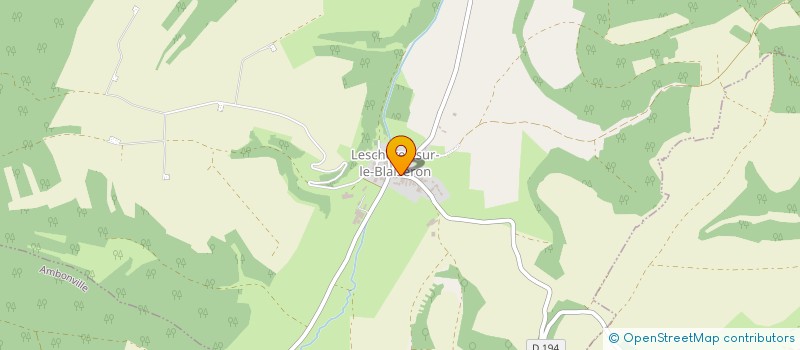 localisation de l'entreprise ETA DE LESCHERES à LESCHERES-SUR-LE-BLAISERON