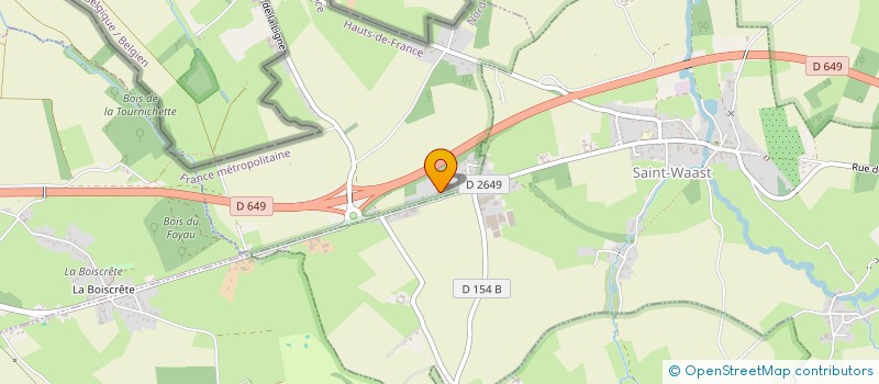 localisation de l'entreprise ETA DE SAINT WAAST à SAINT-WAAST