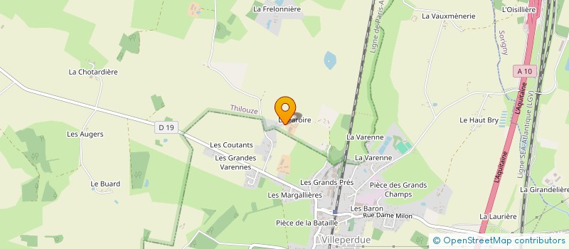 localisation de l'entreprise ETA DELHOMMAIS à THILOUZE