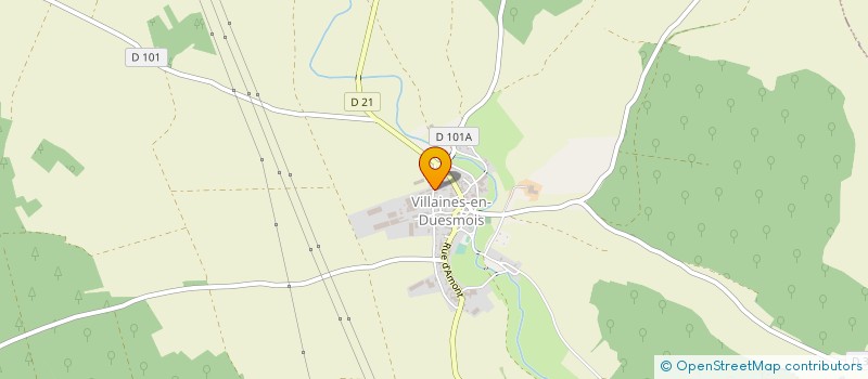 localisation de l'entreprise ETA DELLA CASA  VILLAINES-EN-DUESMOIS