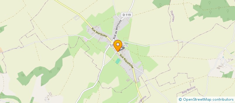 localisation de l'entreprise ETA DELOZIERE  MORVILLERS