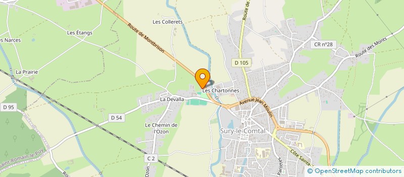 localisation de l'entreprise ETA DEMEURE AURELIEN  SURY-LE-COMTAL