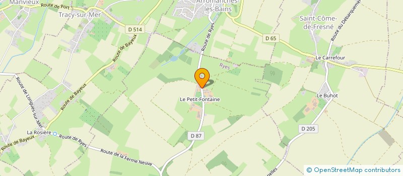 localisation de l'entreprise ETA DES MONTS  RYES